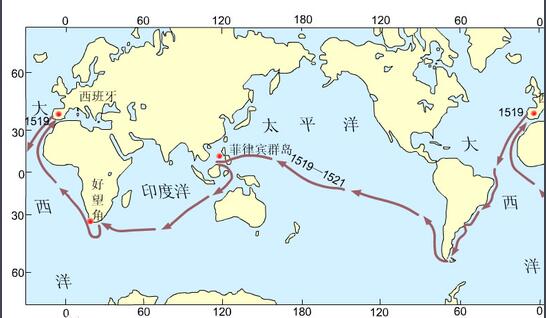 麦哲伦环球航行路线是怎样的 小编告诉你